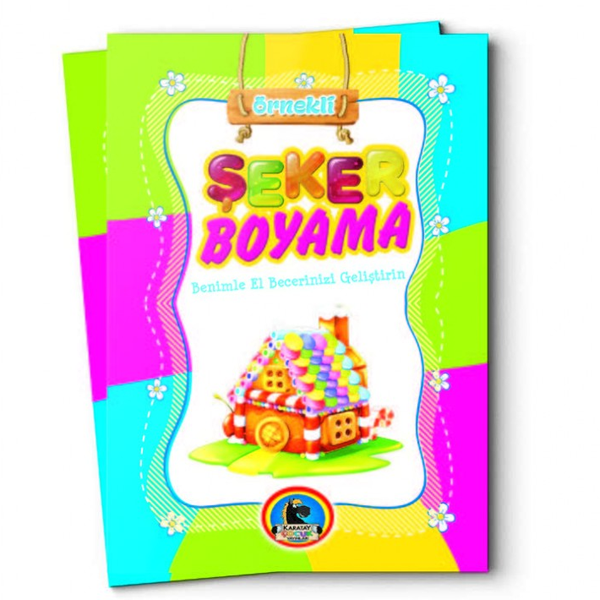 4E Boyama Kitabı Şeker Boyama Örnekli Renkli 128 Syf Karatay Yayınevi