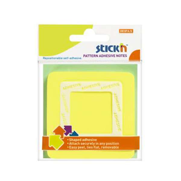 Hopax Stıckn Yapışkanlı Not Kağıdı Kare şekilli 50 YP 70x70 Sarı 21541