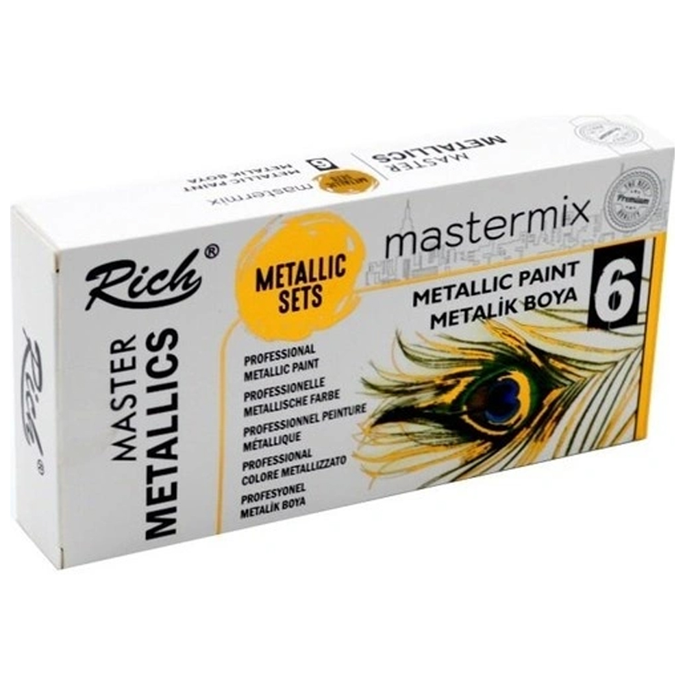Rich Mastermix Metalik 60 CC 6 Lı Set 14295